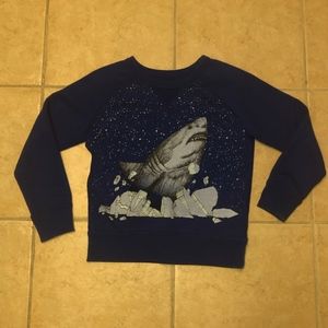 Gap Shark Sweatshirt - Boys size 6/7